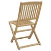 vidaXL Garden Chair Set of 2 Light Natural Wood Solid Acacia Wood