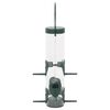 vidaXL Bird Feeder Dark Green PP (Polypropylene), PS (Polystyrene) Medium