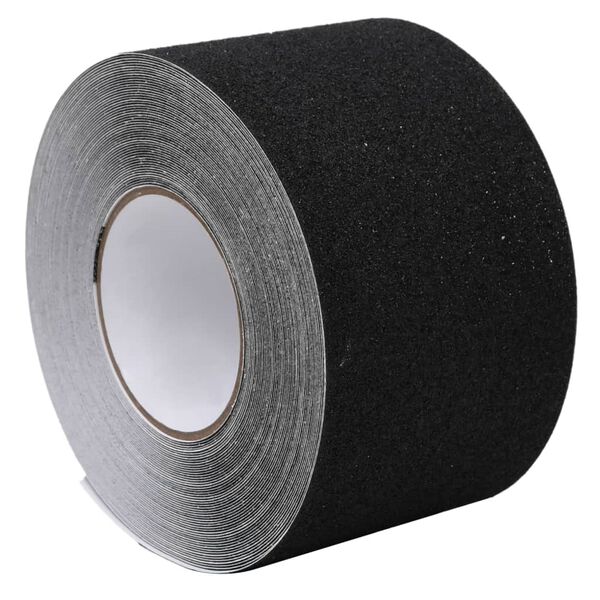 vidaXL Anti-Slip Tape Black 0.3x65.6' PVC