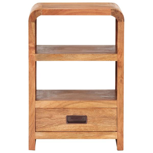vidaXL Bedside Table Honey Solid Acacia Wood Medium