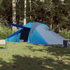 vidaXL Family Tent Dome 6-Person Blue Waterproof
