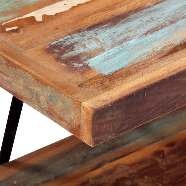 vidaXL TV Cabinet Various wood tones Reclaimed Wood, Powder-Coated Iron