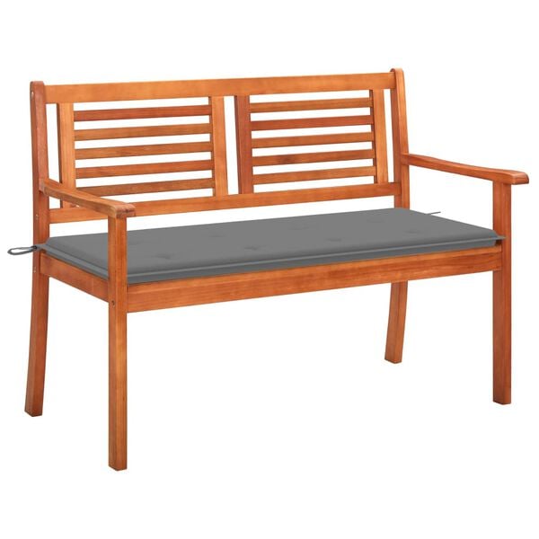 vidaXL Bench Eucalyptus Wood Solid eucalyptus wood Medium Durable
