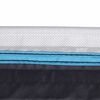 vidaXL Storage Bag with Storage Black and Blue 55.12 x 16.93 in Oxford