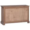 vidaXL Sideboard Natural Solid Teak Wood Large Sideboard Rectangular