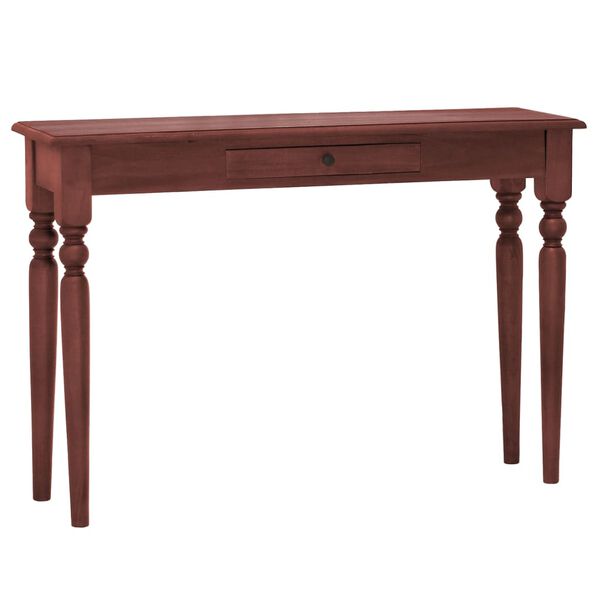 vidaXL Console Table Classic brown Solid mahogany wood Medium