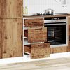 vidaXL Kitchen Base Cabinet Old wood Engineered wood Medium
