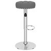 vidaXL Bar Stool Set of 2 Dark grey