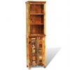 vidaXL Book Shelf Multicolor reclaimed wood Reclaimed solid wood