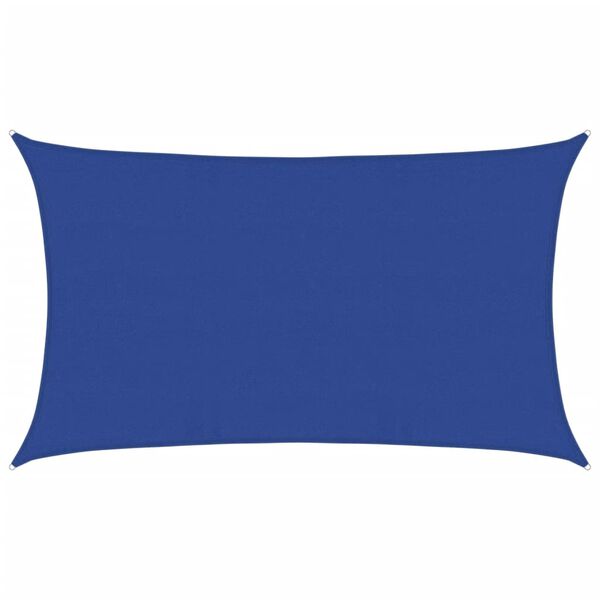 vidaXL Sunshade Sail 1.75 oz/ft&sup2; Rectangular Blue 16.4x26.2' HDPE