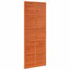 vidaXL Barn Door Wax Brown 31.5x81.9" Solid Wood Pine