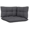 vidaXL Garden Lounge Set Grey Solid pinewood Medium Modular