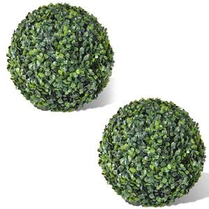vidaXL Fake Plant Mixed Green Plastic 13.8 in Decorative Inlays