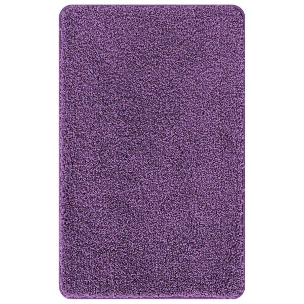 vidaXL Anti-slip Bath Mat Set 3 pcs Purple PP