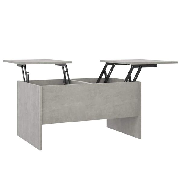vidaXL Coffee Table Concrete Grey Engineered Wood Medium