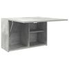 vidaXL Bathroom Wall Cabinet Concrete Grey Engineered Wood Medium