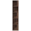 vidaXL Corner Cabinet Brown oak Engineered wood 13x13x64.8 in