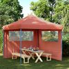 vidaXL Party Tent Terracotta, Blue