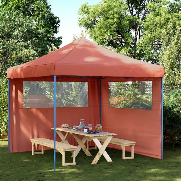 vidaXL Party Tent Terracotta, Blue