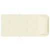 vidaXL Adirondack Chair Cushion Set of 2 Cream
