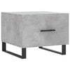 vidaXL Coffee Table Set of 2 Concrete Grey Engineered Wood, Iron Medium