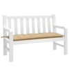 vidaXL Garden Bench Cushion Melange beige 100% polyester