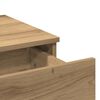vidaXL Dressing Table with Drawer Artisan Oak 39.37 x 15.75 x 47.24 in