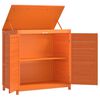 vidaXL Garden Tool Shed Set Brown Solid pine wood, plywood