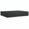 vidaXL Furniture Cover Plain Black 137.80 x 102.36 x 35.43 in 420D