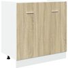 vidaXL Kitchen Cabinet Set Sonoma oak Engineered wood Large