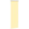 vidaXL Roller Blind Yellow 100% Polyester and Aluminum 17.7x59.1 in