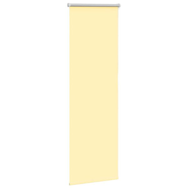 vidaXL Roller Blind Yellow 100% Polyester and Aluminum 17.7x59.1 in