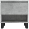 vidaXL Coffee Table Set of 2 Concrete grey Engineered wood, Metal Medium