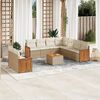 vidaXL Garden Sofa Set Beige