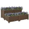 vidaXL Raised Bed 31.5"x31.5"x15" Polypropylene