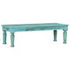 vidaXL Coffee Table Multicolor Solid reclaimed wood 43.3 x 19.7 x 13.4 in