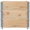 vidaXL Pallet Collars 3 pcs 31.5x23.6" Solid Wood Pine
