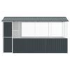 vidaXL Bird Cage Anthracite 410 x 210 x 230 cm Galvanized steel