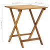 vidaXL Bistro Set Warm wood Solid acacia wood Bistro-sized Foldable