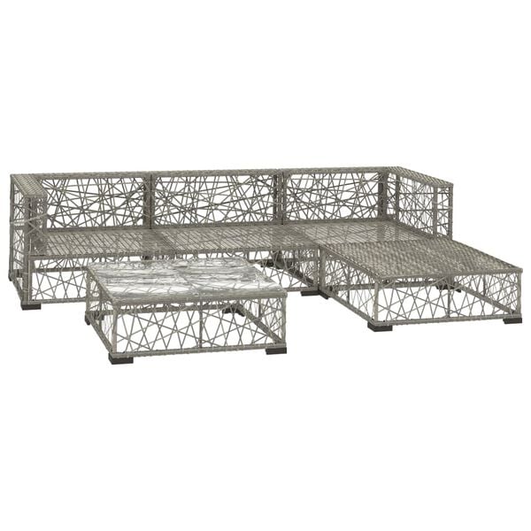 vidaXL Garden Lounge Set Grey