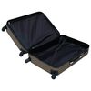 vidaXL Hardcase Trolley Set 3 pcs Brown ABS
