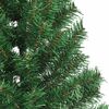 vidaXL Artificial Pre-lit Christmas Tree Green 82.68 in PVC