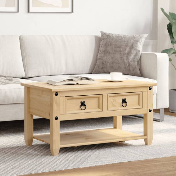 vidaXL Coffee Table Honey