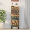 vidaXL Highboard Reclaimed wood color, mixed color finish