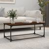 vidaXL Coffee Table Brown Oak Engineered Wood Standard Durable