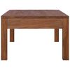 vidaXL Coffee Table Natural Teak Fine sanded teak hardwood Medium
