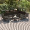 vidaXL Garden Lounge Set Gray