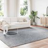 vidaXL Shaggy Rug Light grey 100% Polyester Large Foldable Area Rug
