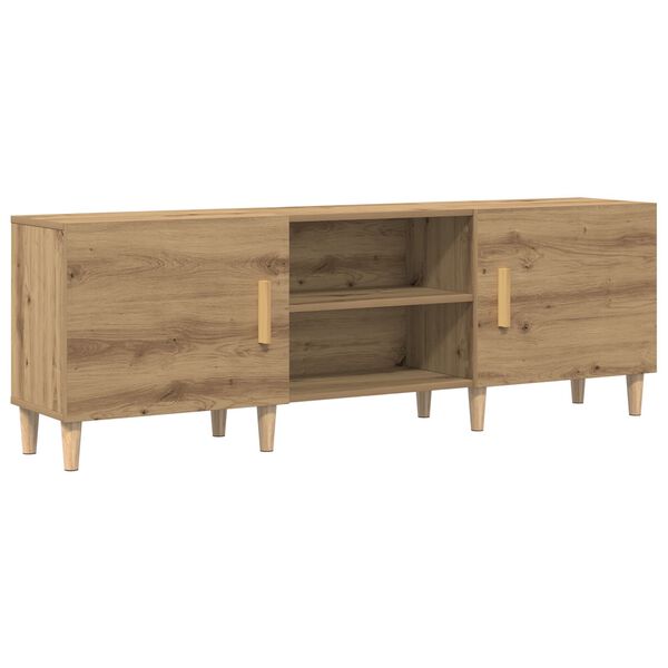 vidaXL TV Cabinet Artisan oak 150 x 30 x 50 cm Engineered Wood