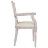 vidaXL Dining Chair Linen